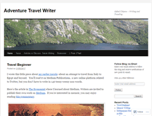 Tablet Screenshot of adventuretravelwriter.org